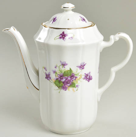Violet Small Coffee Pot & Lid