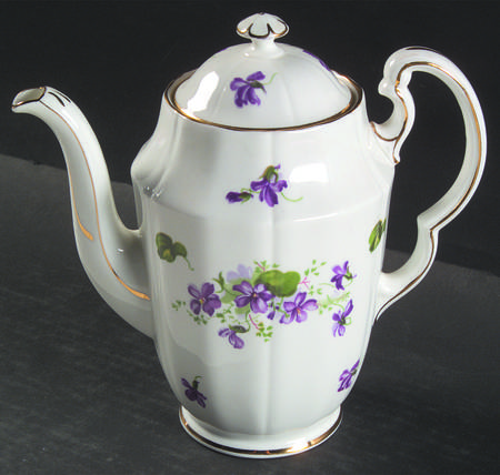 Violet Small Coffee Pot & Lid