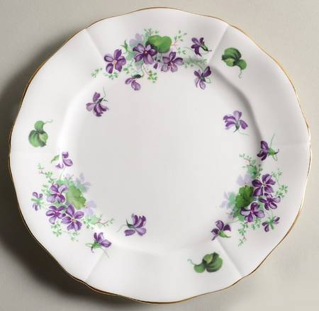Violet Salad Plate