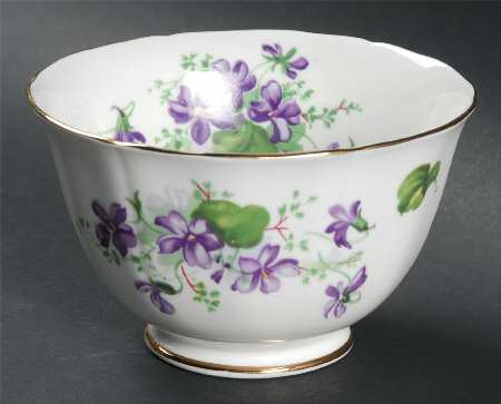 Violet Open Sugar Bowl