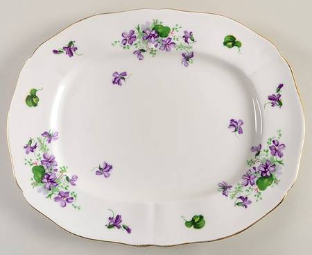 Violet 11" Oval Serving Platter