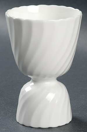 White Fife Double Egg Cup