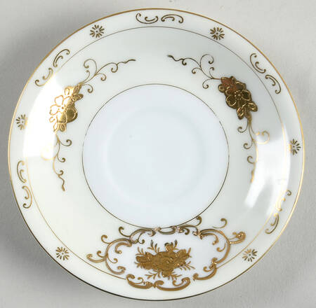 Coronet Saucer for Footed Demitasse Cup
