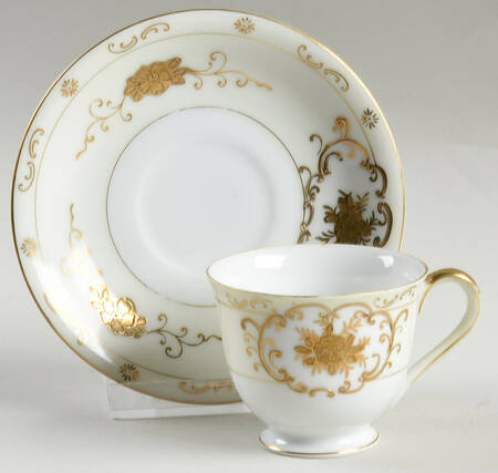 Coronet Footed Demitasse Cup & Saucer Set