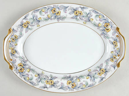 Jonquil 12" Oval Serving Platter