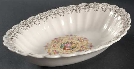 Melody 9" Oval Vegetable Bowl