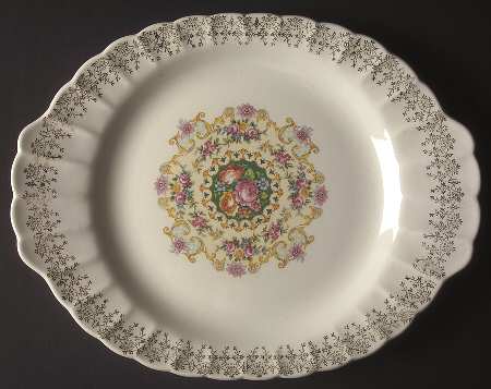 Melody 13" Oval Serving Platter