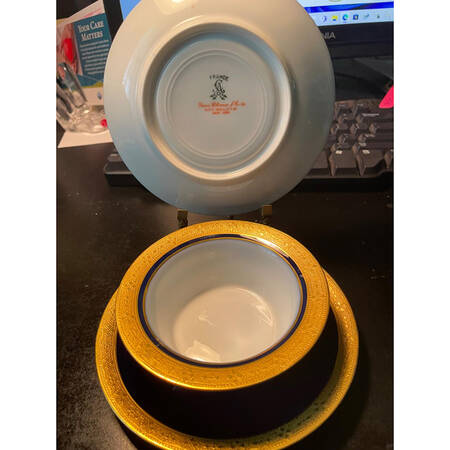 AHR224 Ramekin & Saucer Set
