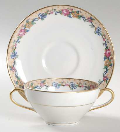 AHR5 Flat Bouillon Cup & Saucer by Charles Ahrenfeldt