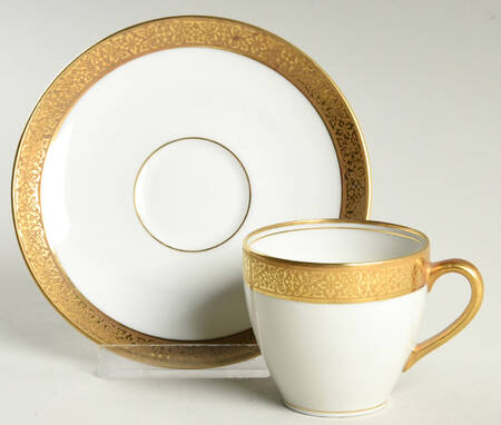 Nancy Flat Demitasse Cup & Saucer Set