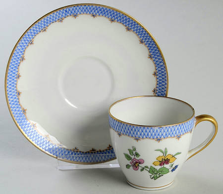 AHR93 Flat Demitasse Cup & Saucer Set by Charles Ahrenfeldt