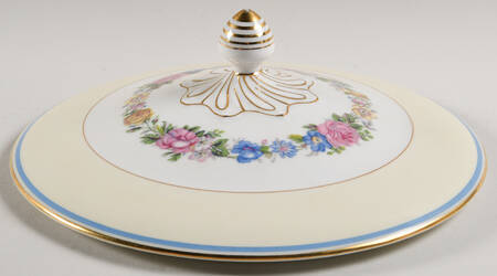 Bouquet of France Lid for Round Vegetable