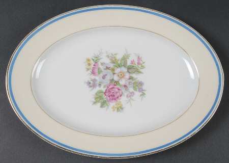 Bouquet of France 11" Oval Serving Platter