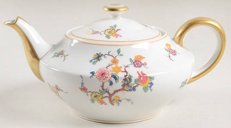 Canton Teapot & Lid