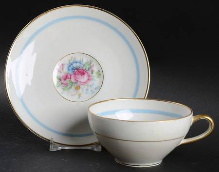 Dinard Flat Cup & Saucer Set