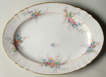 Floradora 12" Oval Serving Platter