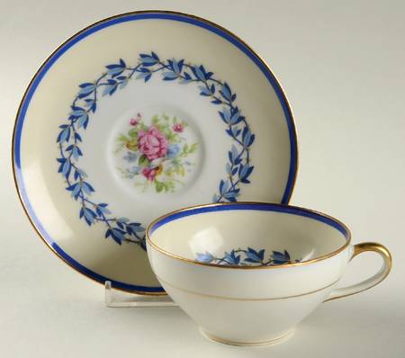 Marie Louise Flat Cup & Saucer Set