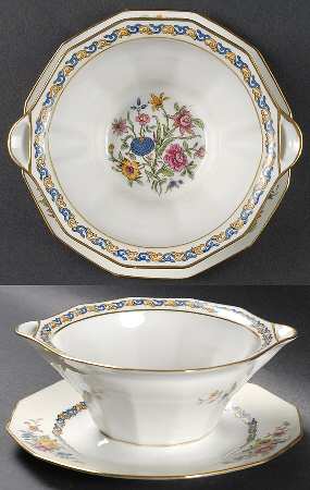 Miami Gravy Boat with Attached Underplate