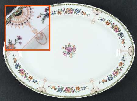 Vendome 16" Oval Serving Platter