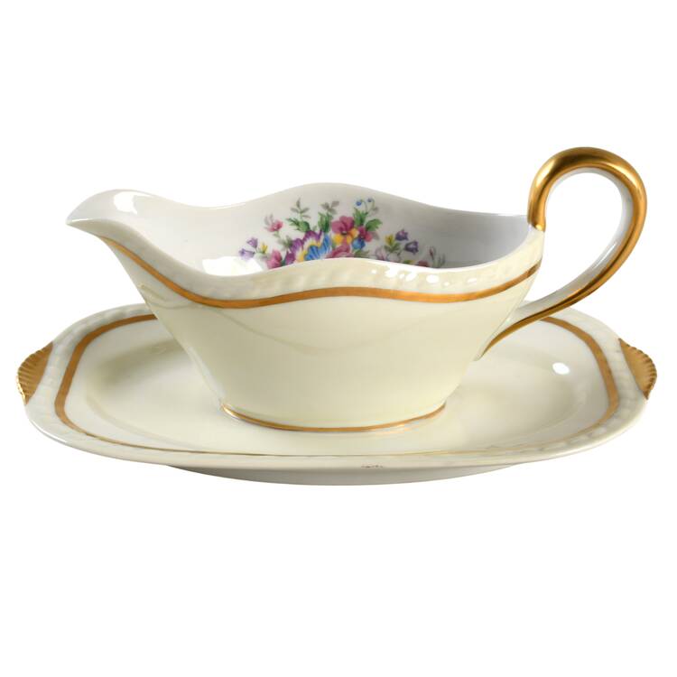 Versailles Gravy Boat with Attached Underplate