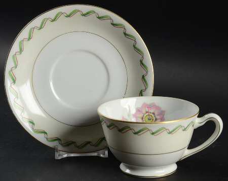 AIC11 Footed Cup & Saucer Set