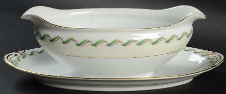 AIC11 Gravy Boat with Attached Underplate