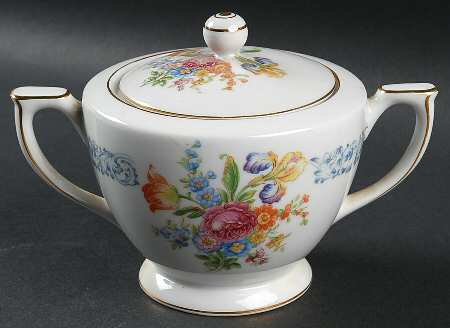 Sheffield Sugar Bowl & Lid