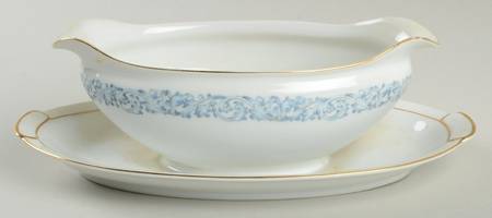 Sheffield Gravy Boat with Attached Underplate