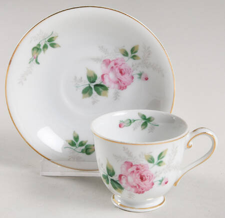 Princess Rose Demitasse Cup & Saucer Set
