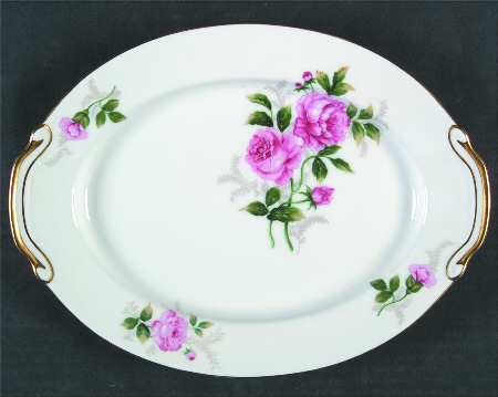 Princess Rose 11" Oval Serving Platter