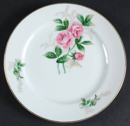 Princess Rose Bread & Butter Plate