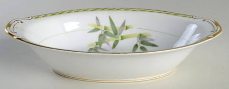 Bamboo 11" Oval Vegetable Bowl