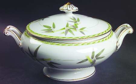 Bamboo Round Covered Vegetable