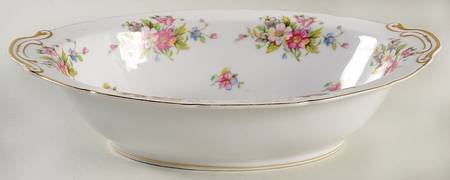 Boquet 10" Oval Vegetable Bowl