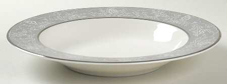 Bridal Lace Rim Soup Bowl