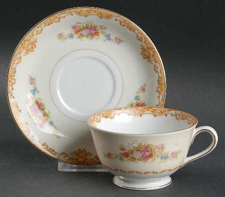Coronet Footed Cup & Saucer Set