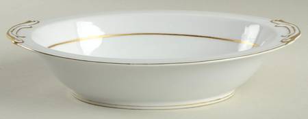 Donna Lily 10" Oval Vegetable Bowl