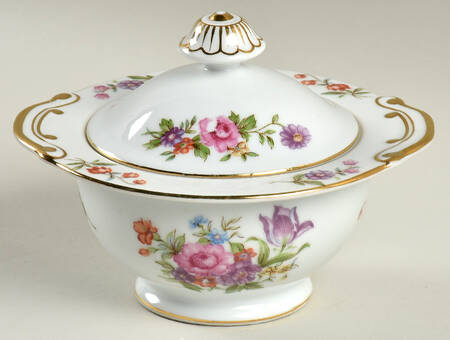 Dresdenia Sugar Bowl & Lid
