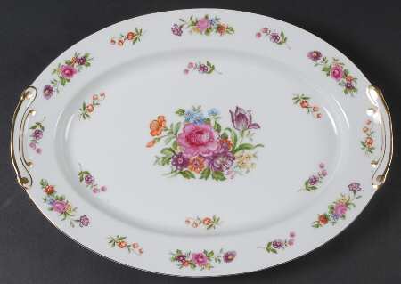 Dresdenia 14" Oval Serving Platter