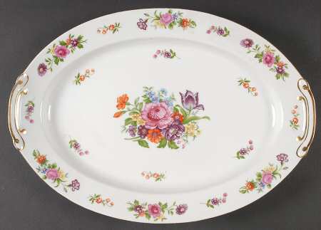 Dresdenia 16" Oval Serving Platter