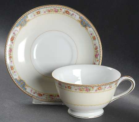 Empress Footed Cup & Saucer Set