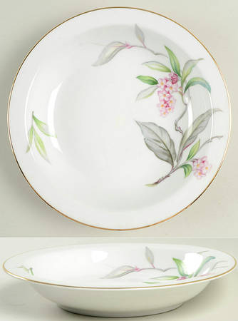 Larkspur Rim Soup Bowl