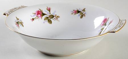 Moss Rose 9" Round Vegetable Bowl
