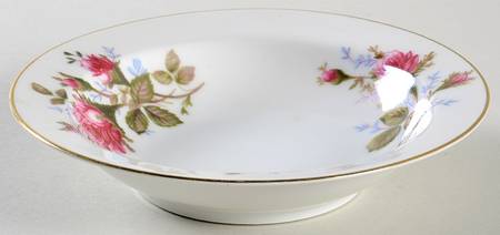 Moss Rose Rim Fruit/Dessert (Sauce) Bowl