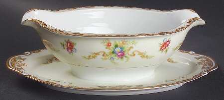 Regal Gravy Boat with Attached Underplate