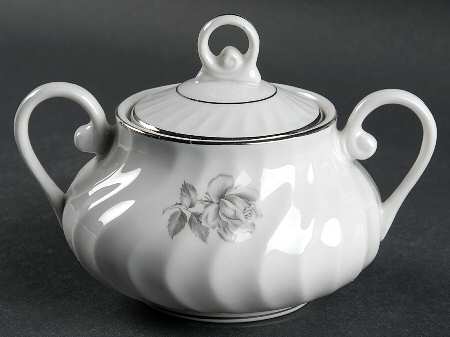 Spring Rose Sugar Bowl & Lid
