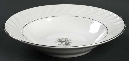Spring Rose Rim Soup Bowl