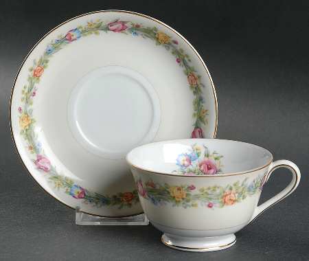 Stafford Footed Cup & Saucer Set