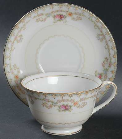 Sussex Footed Cup & Saucer Set