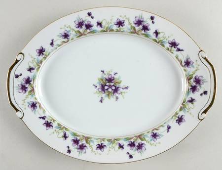 Violet 11" Oval Serving Platter by Aladdin